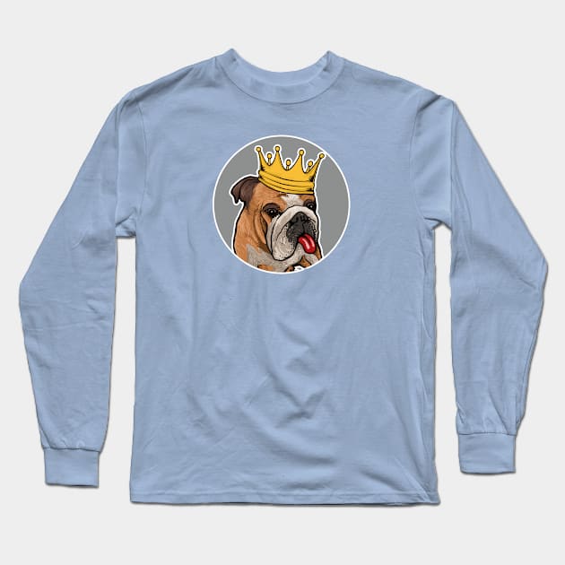 king dog Long Sleeve T-Shirt by kating